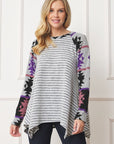 PLUS Tribal Sleeve Handkerchief Tunic