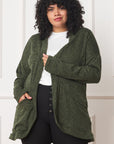 Solid Drape Pocket Cardigan