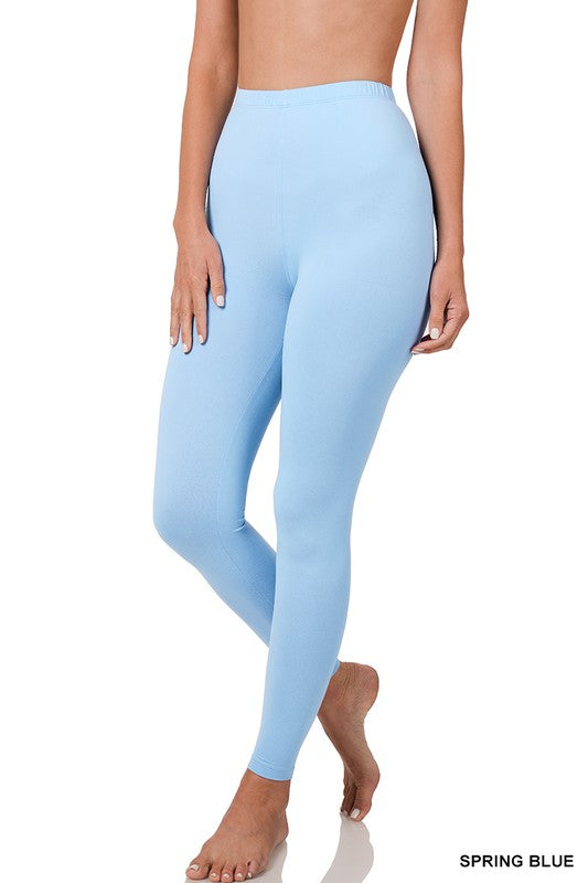 Zenana Brushed DTY Microfiber Full Length Leggings - Online Only – My  Pampered Life Seattle