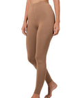 Zenana Brushed DTY Microfiber Full Length Leggings - My Pampered Life Seattle