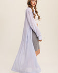 Listicle Long Button Down Shirt Maxi Dress - My Pampered Life Seattle