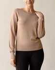 Fabina Bamboo Sweater Crew Neck Top