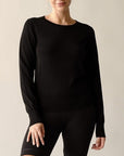 Fabina Bamboo Sweater Crew Neck Top