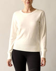 Fabina Bamboo Sweater Crew Neck Top