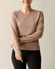 Fabina Bamboo Sweater Crew Neck Top