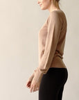 Fabina Bamboo Sweater Crew Neck Top