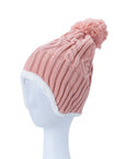 Cable Knit Ear Covering Beanie