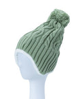 Cable Knit Ear Covering Beanie