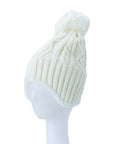 Cable Knit Ear Covering Beanie