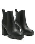 Sonia Block Heeled Boots