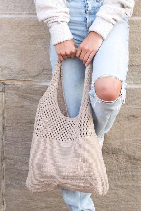 Soft Knit Hobo Bag - Online Only