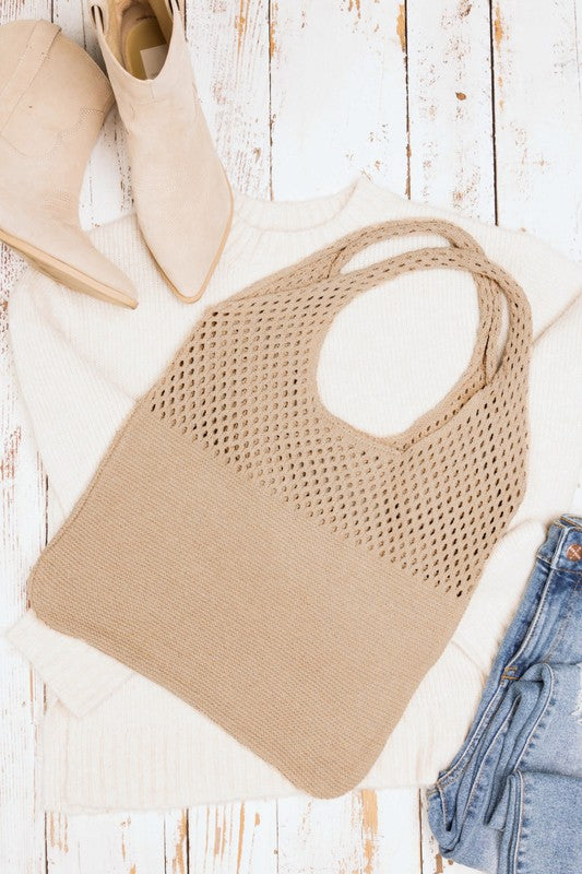 Soft Knit Hobo Bag - Online Only