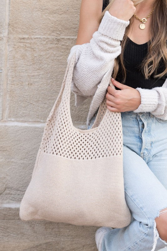 Soft Knit Hobo Bag - Online Only