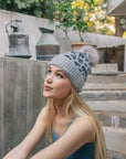 Leopard Knit Beanie