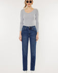 Kan Can USA High Rise Slim Straight Jeans