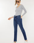 Kan Can USA High Rise Slim Straight Jeans