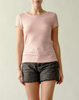 Fabina Bamboo Waffle Basic Top