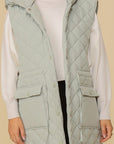 TIMING Oversized Quilted Midi Jacket