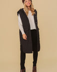 Haileys Hooded Oversized Vest Jacket by Timing