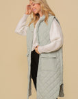 Haileys Hooded Oversized Vest Jacket by Timing