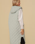 TIMING Oversized Quilted Midi Jacket