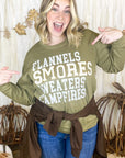 Flannels, Smores, Sweaters Chenille Sweatshirt