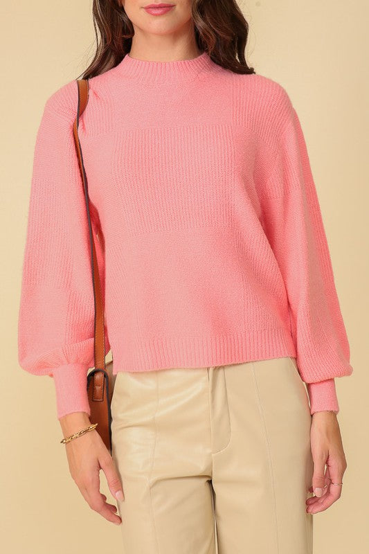 Lumiere Balloon Puff Sleeve Sweater