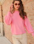 Lumiere Balloon Puff Sleeve Sweater