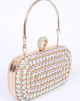 Crystal Iconic Convertible Box Clutch