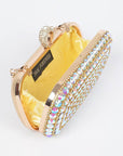 Crystal Iconic Convertible Box Clutch