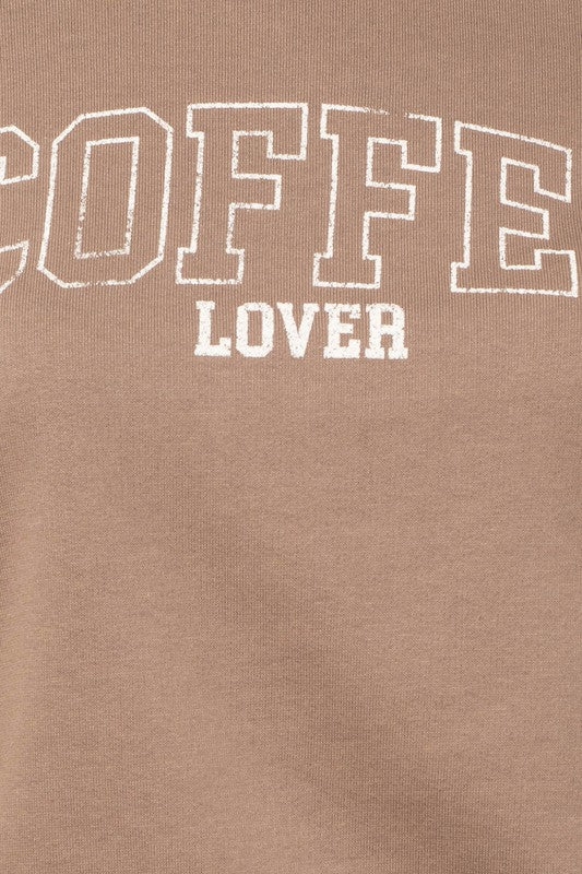 Gilli Long sleeve COFFEE LOVER Graphic Print Top - Online Only