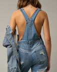 HEAVY DISTRESSED STRAIGHT FIT OVERALL