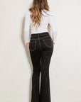 Vibrant M.i.U High Rise Flare Jeans