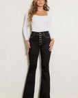 Vibrant M.i.U High Rise Flare Jeans