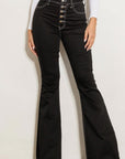 Vibrant M.i.U High Rise Flare Jeans