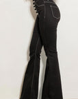 Vibrant M.i.U High Rise Flare Jeans