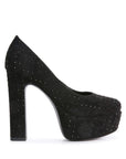 Poppins Glinting Platform High Pumps