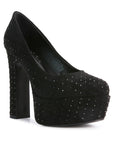 Poppins Glinting Platform High Pumps