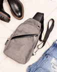 Cross Zip Sling Bag - Online Only