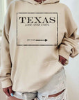 Texas Lone Star State Graphic Hoodie