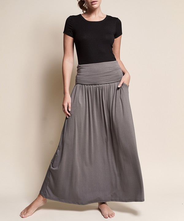 Fabina Bamboo Yoga Maxi Skirt