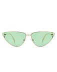 Retro Tinted Flat Lens Fashion Cat Eye Sunglasses