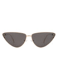 Retro Tinted Flat Lens Fashion Cat Eye Sunglasses