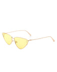 Retro Tinted Flat Lens Fashion Cat Eye Sunglasses