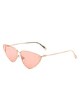 Retro Tinted Flat Lens Fashion Cat Eye Sunglasses