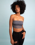 Leto Accessories Wide Lace Bandeau