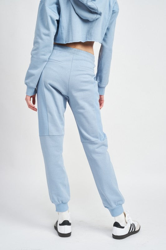 Emory Park Rib Contrast Jogger Pants