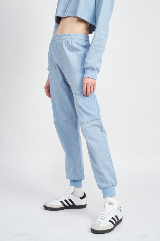 Emory Park Rib Contrast Jogger Pants