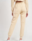 Emory Park Rib Contrast Jogger Pants