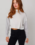 Le Lis Long Sleeve Contrast Top - Online Only